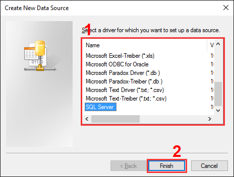 The SQL Server alias setup. Step #1